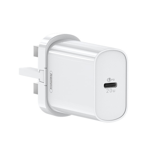 

REMAX RP-U70 Jane Series 20W USB-C/Type-C PD Fast Charger, Specification:UK Plug(White)