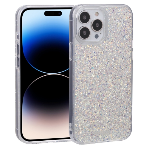

DFANS DESIGN Starry Sky Epoxy Phone Case For iPhone 14 Pro Max(Silver)
