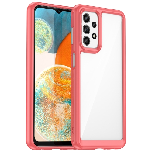

For Samsung Galaxy F23 Colorful Series Acrylic + TPU Phone Case(Red)