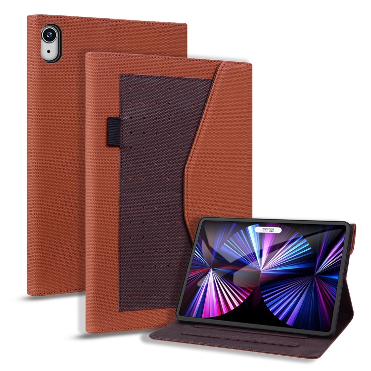 

Business Storage Smart Leather Tablet Case For iPad mini 6(Brown)