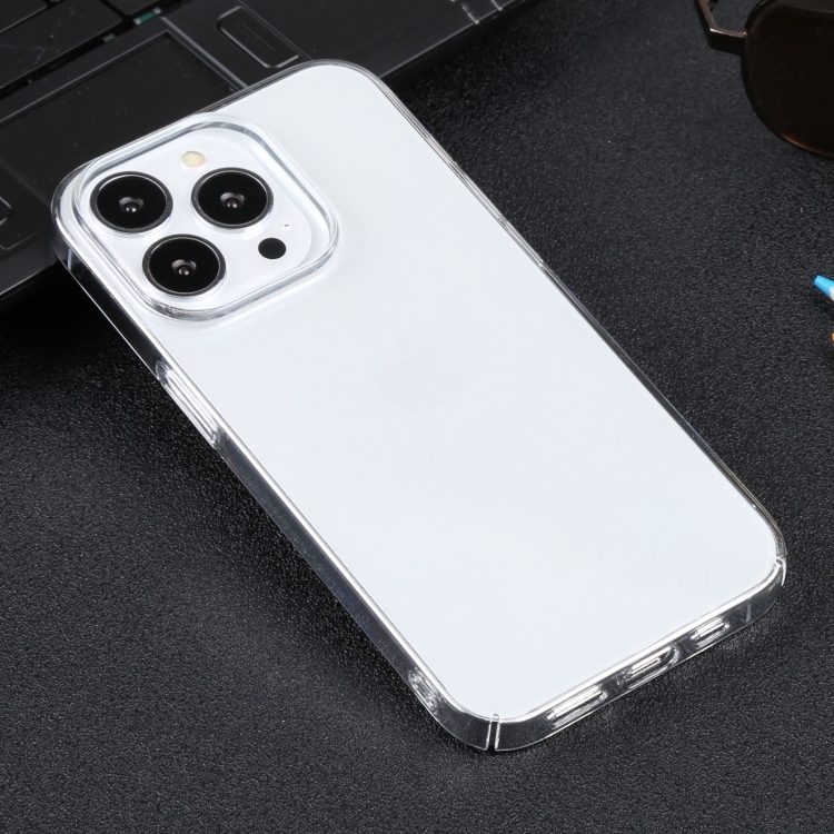 

For iPhone 14 Pro Max Full Edging PC Phone Case (Transparent)
