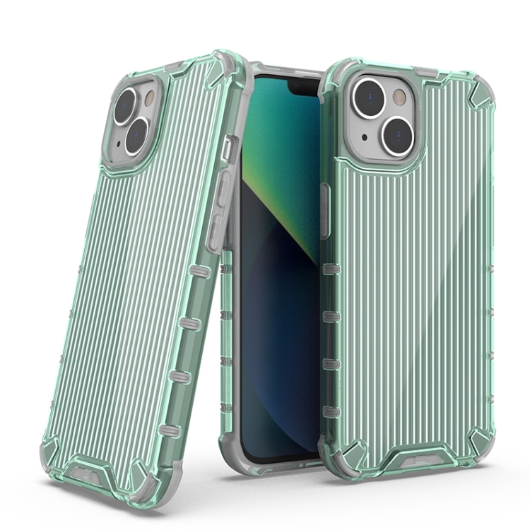 

Luggage Colored Ribbon Phone Case For iPhone 14(Green)