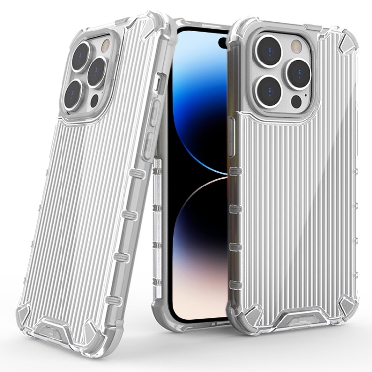 

Luggage Colored Ribbon Phone Case For iPhone 14 Pro Max(Transparent)