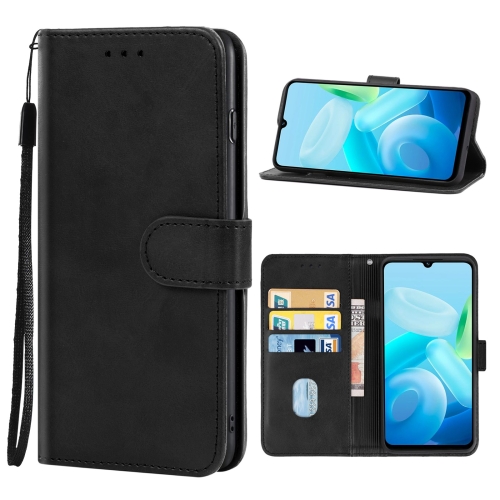 

For vivo Y55 Leather Phone Case(Black)