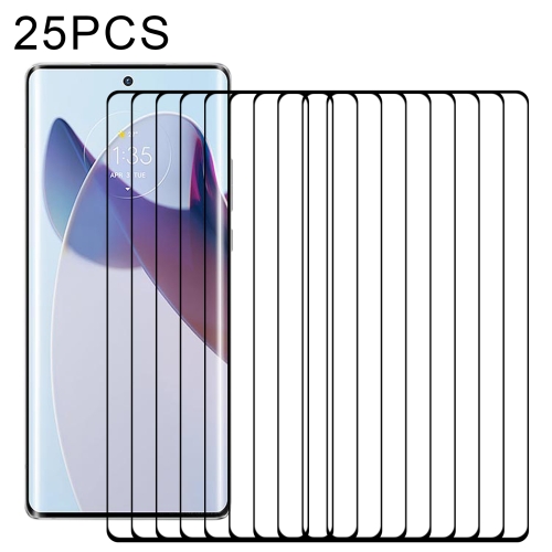 

25 PCS 3D Curved Edge Full Screen Tempered Glass Film For Motorola Moto X30 Pro