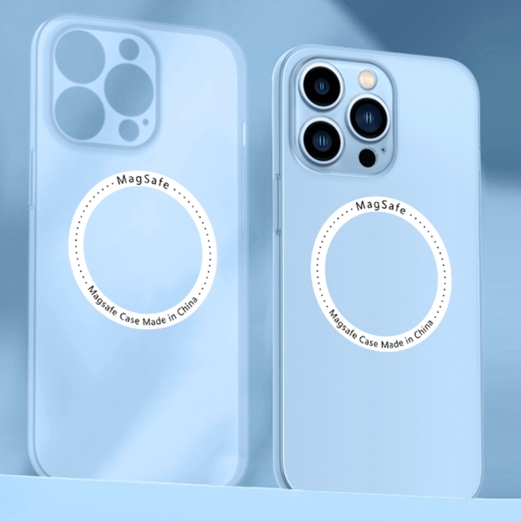 

Magnetic Magsafe PC Shockproof Phone Case For iPhone 13(Light Blue)
