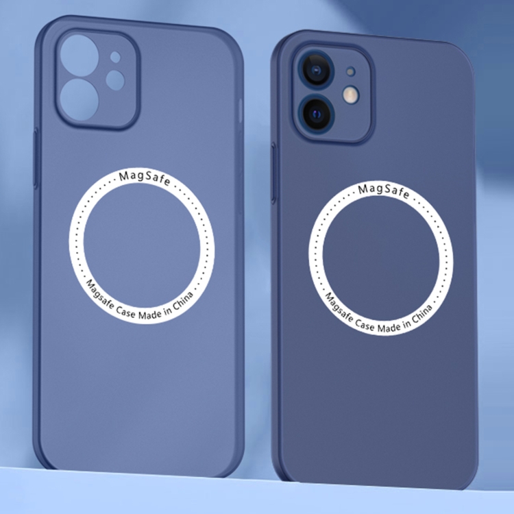 

For iPhone 14 Magnetic Magsafe PC Shockproof Phone Case (Blue)