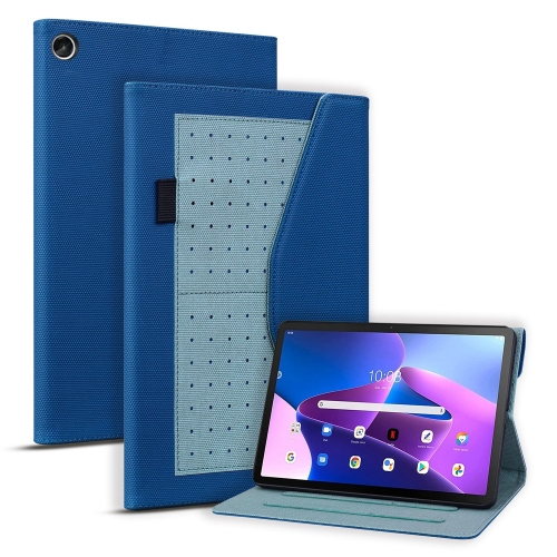

For Lenovo Tab M10 HD 2nd Gen Business Storage Leather Tablet Case(Blue)