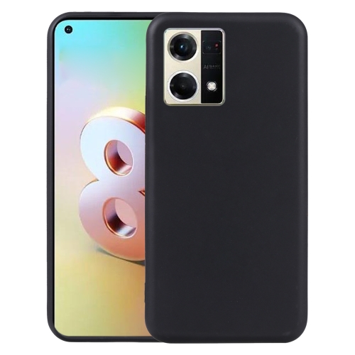 

For OPPO Reno8 4G TPU Phone Case(Black)