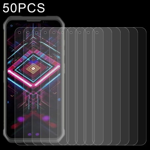 

50 PCS 0.26mm 9H 2.5D Tempered Glass Film For Doogee V11