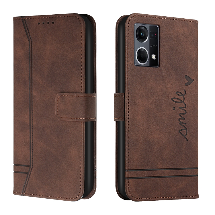 

For Oppo F21 Pro 4G Retro Skin Feel Horizontal Flip Leather Phone Case(Coffee)