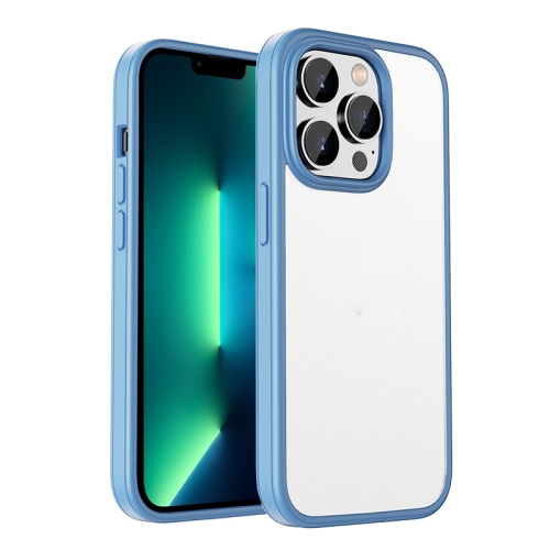 

Shadow Series Frosted Airbag Shockproof Phone Case For iPhone 12 Pro(Light Blue)