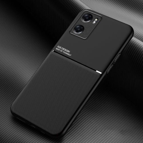 For OPPO A57 4G Classic Tilt Magnetic Phone Case(Black)