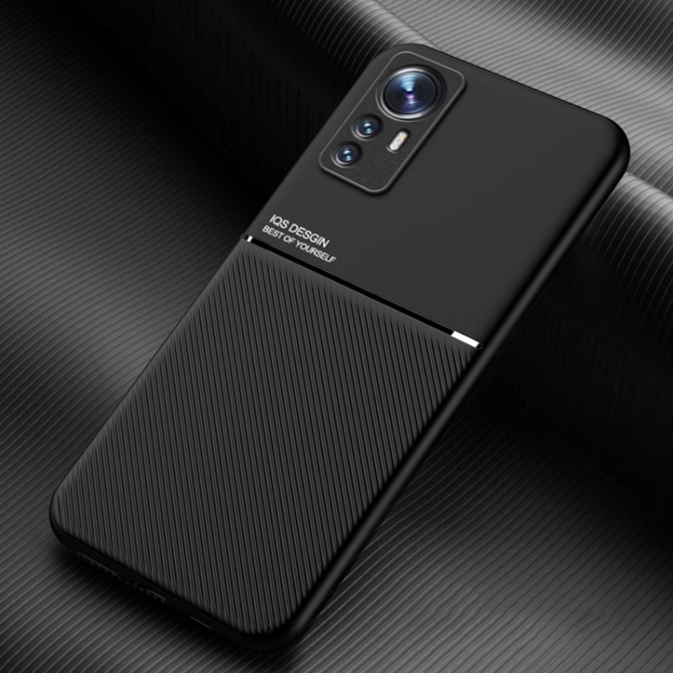 

For Xiaomi 12 Lite Classic Tilt Magnetic Phone Case(Black)