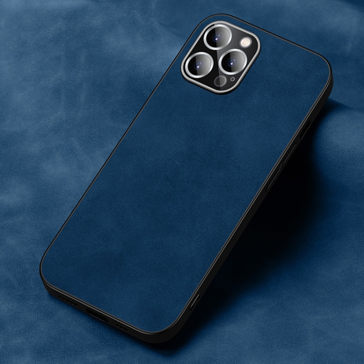 

For iPhone 14 Pro Max Frosted Skin Feel Phone Case (Blue)