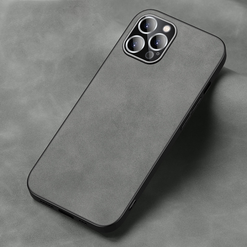 

Frosted Skin Feel Phone Case For iPhone 12 Pro(Silver Grey)