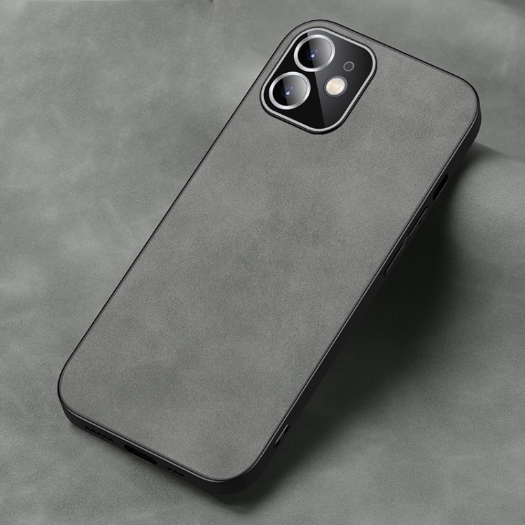 

Frosted Skin Feel Phone Case For iPhone 12(Silver Grey)