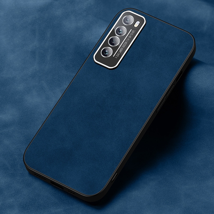 

For Huawei nova 7 Frosted Skin Feel Phone Case(Blue)
