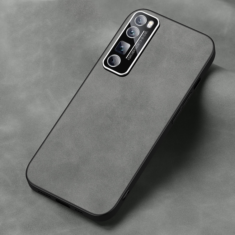 

For Huawei nova 7 Pro Frosted Skin Feel Phone Case(Silver Grey)