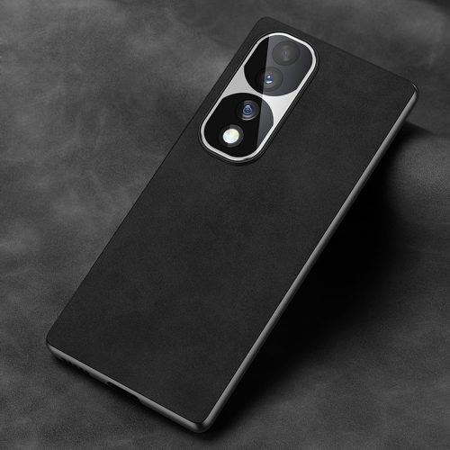 

For Honor 70 Pro Frosted Skin Feel Phone Case(Black)