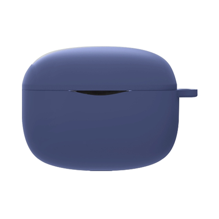

Pure Color Bluetooth Earphone Silicone Case For SoundPEATS Air3 Pro(Dark Blue)