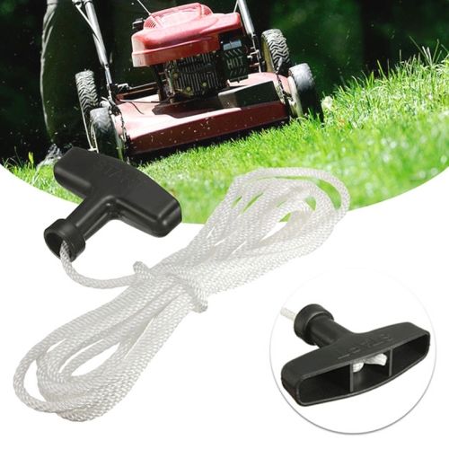 

3 PCS Lawn Mower Chainsaw Trimmer Universal Recoil Pull Start Handle with Rope Cord, Rope Length:3m