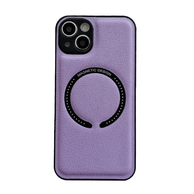

Litchi Texture Magsafe Magnetic Phone Case For iPhone 12 Pro Max(Purple)