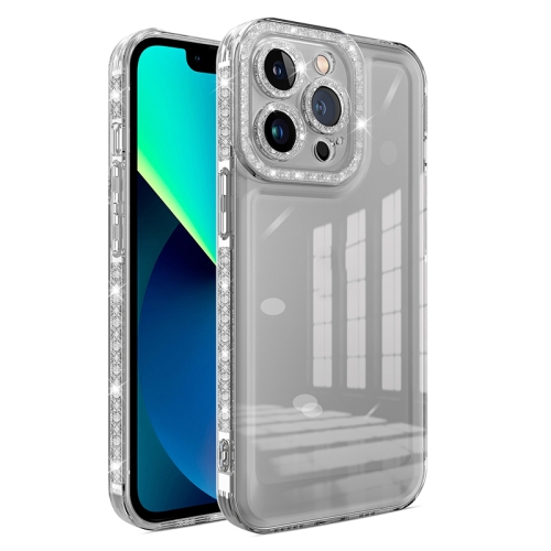 

For iPhone 11 Shinning Diamond Space Shockproof Phone Case (Black)