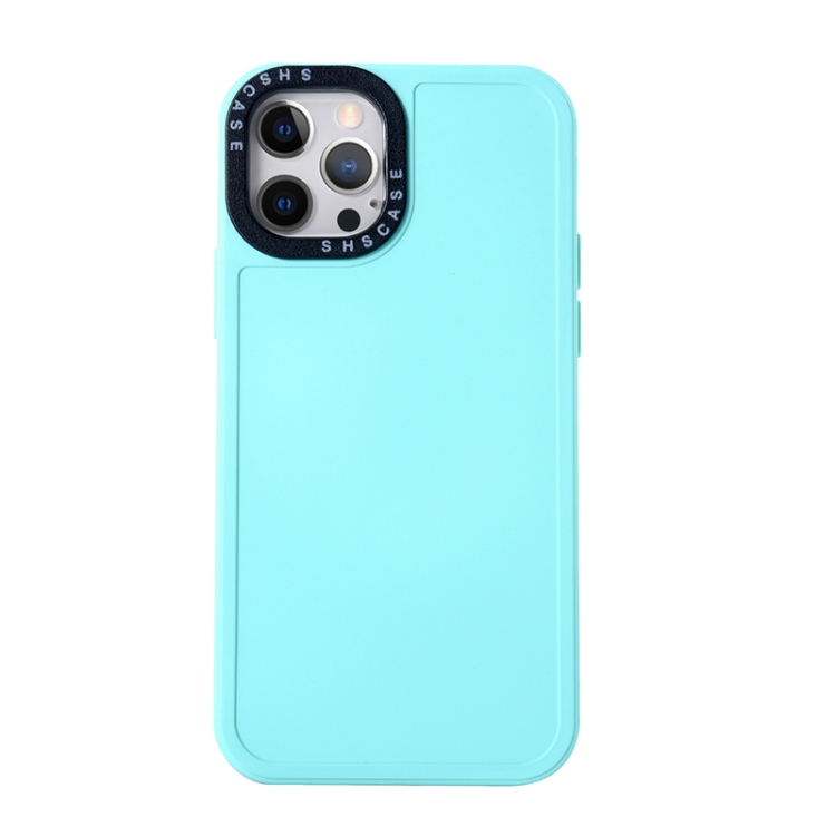 

Black Lens Frame TPU Phone Case For iPhone 14 Pro(Lake Blue)