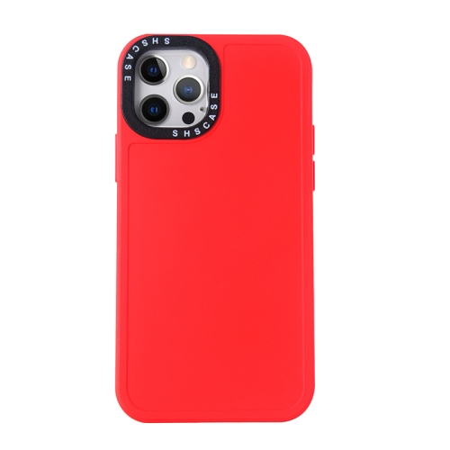 

Black Lens Frame TPU Phone Case For iPhone 13(Red)