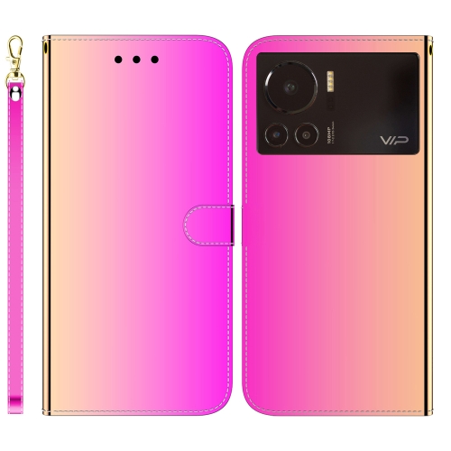 

For Infinix Note 12 VIP Imitated Mirror Surface Horizontal Flip Leather Phone Case(Gradient Color)