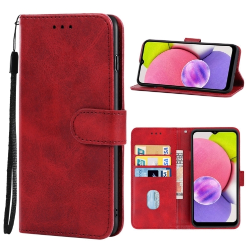 

For Samsung Galaxy A04s / A13 5G Leather Phone Case(Red)