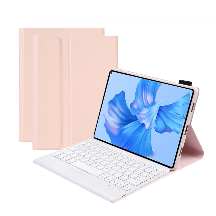 

For Huawei MatePad Pro 11 2022 AHW12-B Detachable Sheep Pattern Bluetooth Keyboard Tablet Leather Case(Pink)