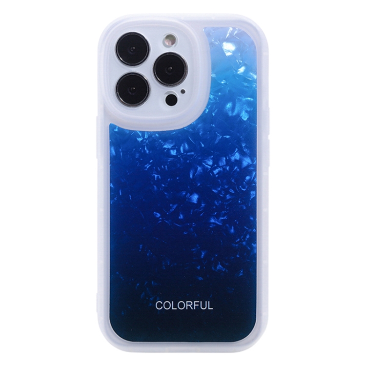 

Shell Texture Gradient Phone Case For iPhone 12 Pro(Blue)