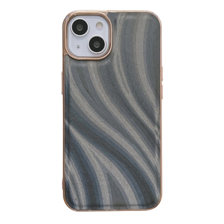

Nano Electroplating Protective Phone Case For iPhone 13(Silver Bead Grey)