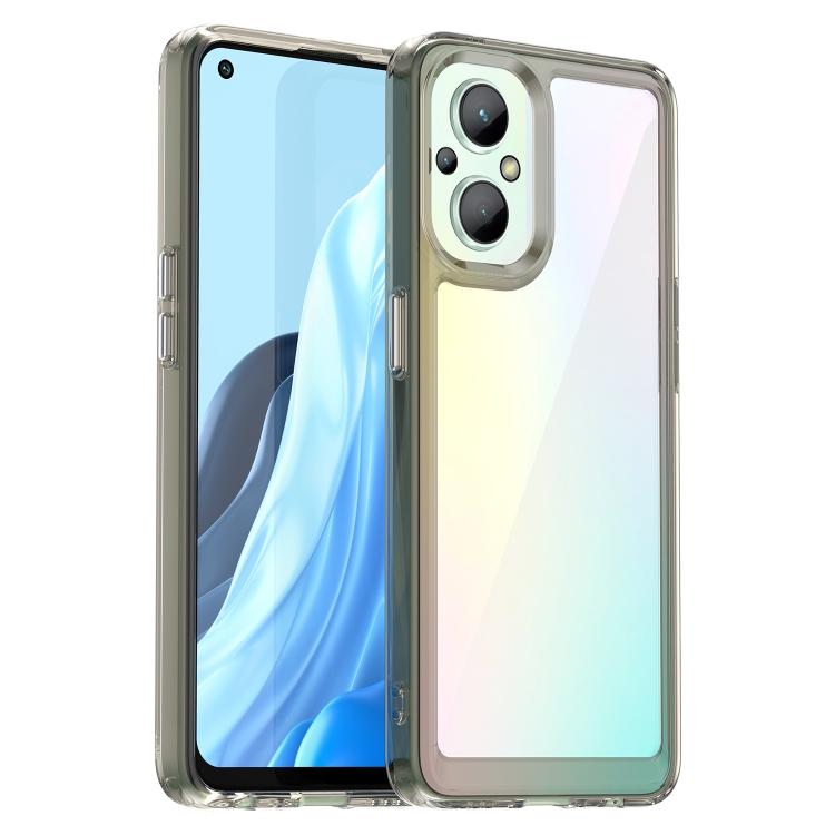 

For OnePlus Nord N20 5G Colorful Series Acrylic + TPU Phone Case(Transparent Grey)