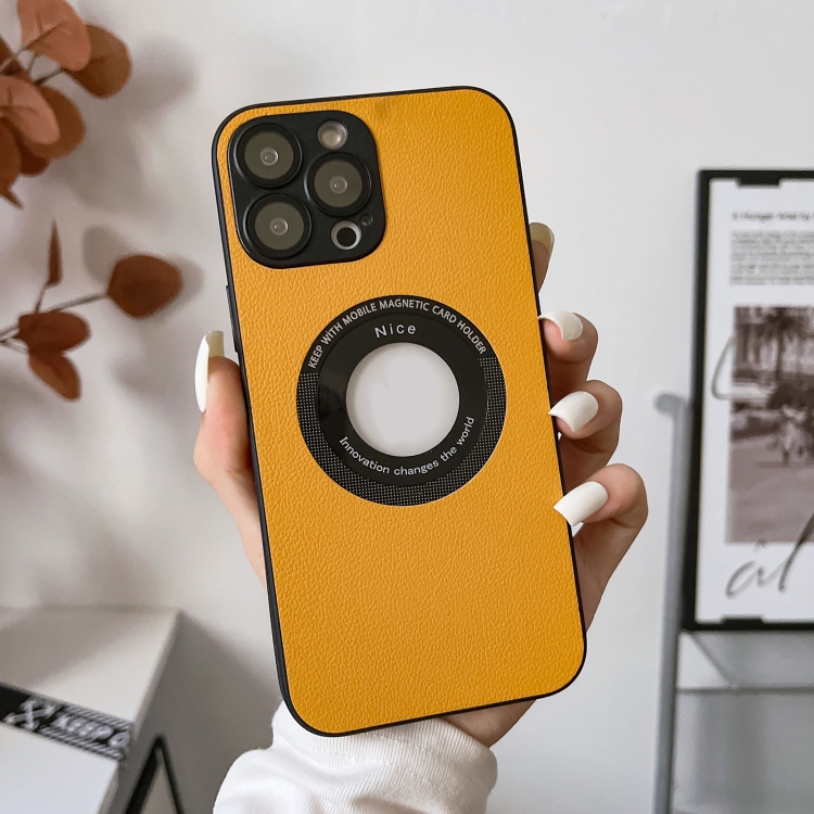 

Gold Armor Series MagSafe Magnetic Phone Case For iPhone 11(Yellow)