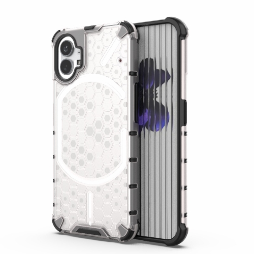 

For Nothing Phone 1 Shockproof Honeycomb PC + TPU Protective Phone Case(White)