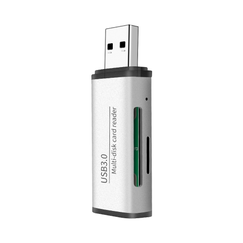 

ADS-105 USB 3.0 Multi-function Card Reader(Silver)