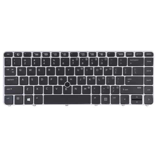

For HP EliteBook 840 G3 US Version Keyboard with Backlight and Pointing(Silver)