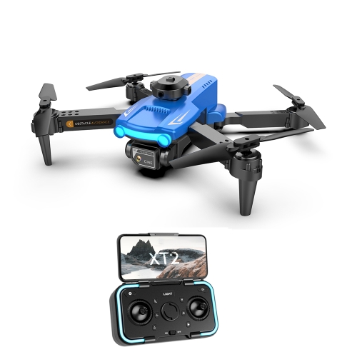 

LSRC-XT2 Dual Camera Four-Sided Obstacle Avoidance Foldable Aircraft, Specification:4K Positioning(Blue)