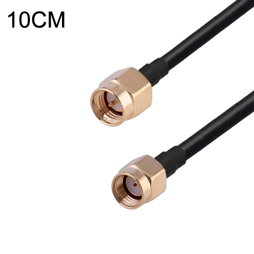 

RP-SMA Male to SMA Male RG174 RF Coaxial Adapter Cable, Length: 10cm