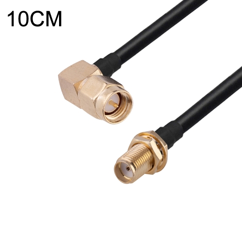 

SMA Male Elbow to SMA Female RG174 RF Coaxial Adapter Cable, Length: 10cm