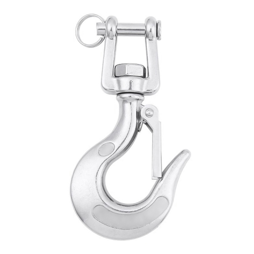 

150kg Load Bearing 304 Stainless Steel Rotatable Fork Hoist Chain Lifting Cargo Hook