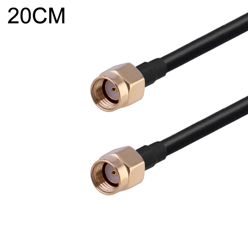

RP-SMA Male to RP-SMA Male RG174 RF Coaxial Adapter Cable, Length: 20cm
