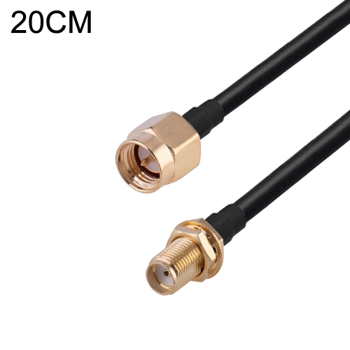 

SMA Male to RP-SMA Female RG174 RF Coaxial Adapter Cable, Length: 20cm