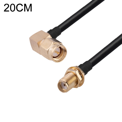 

SMA Male Elbow to SMA Female RG174 RF Coaxial Adapter Cable, Length: 20cm