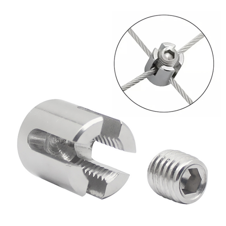 

M12x5 316 Stainless Steel Garden Wire Rope Cross Fixed Clip