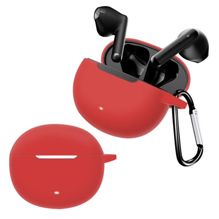 

For Edifier Xemal X2 / N2 Pods / Q2 Pure Color Wireless Bluetooth Earphone Silicone Case(Red)