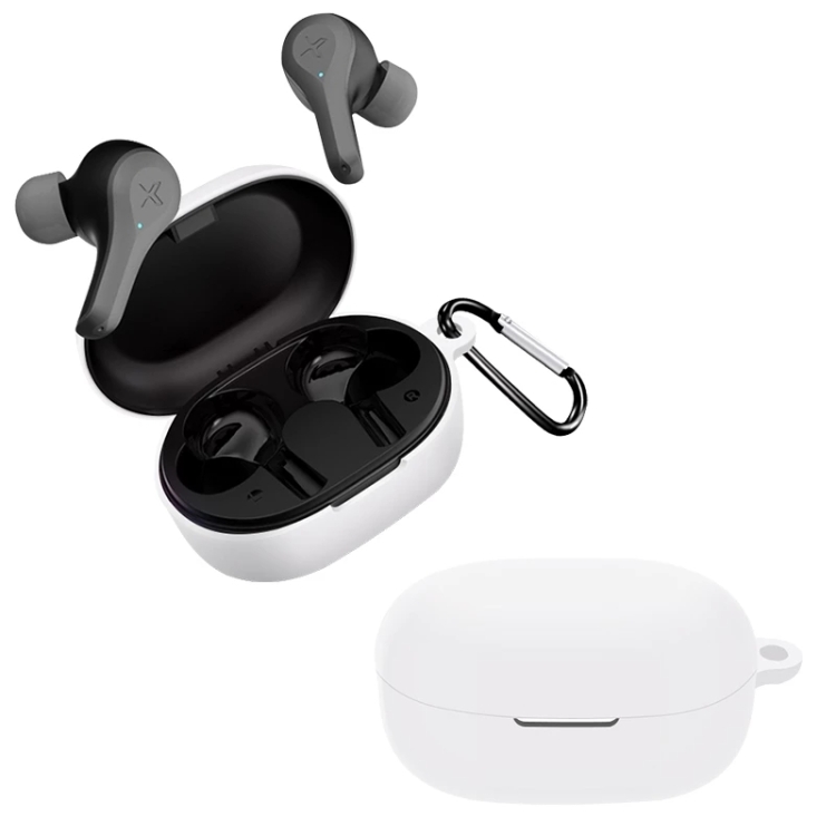 

For Edifier Xemal X5 Pure Color Wireless Bluetooth Earphone Silicone Case(White)